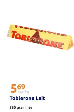 Action Toblerone lait offre