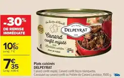 Carrefour Market DELPEYRAT Plats cuisinés offre