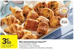 Carrefour Market Mini viennoiseries pur beurre offre