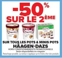 Carrefour Market HÄAGEN-DAZS Sur tous les pots & minis pots offre