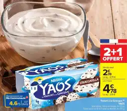 Carrefour Market YAOS Yaourt à la Grecque offre