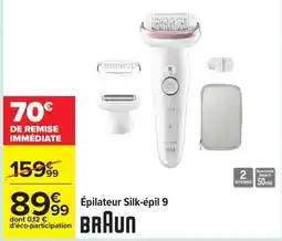 Carrefour Drive Braun - épilateur silk-épil 9 offre