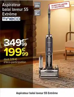 Carrefour Drive Extrême - aspirateur balai laveur s5 extreme offre