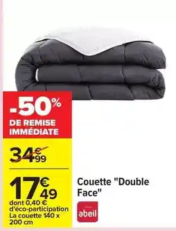 Carrefour Drive Abeil - couette double face offre