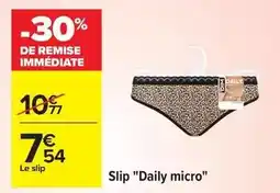 Carrefour Drive Dim - slip daily micro offre