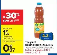 Carrefour Market Carrefour - the glace sensation offre