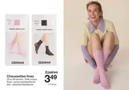 Zeeman Zeeman fashion ankle socks - lilac offre