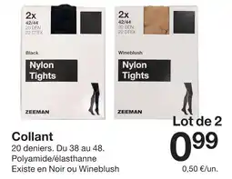 Zeeman Zeeman collant offre