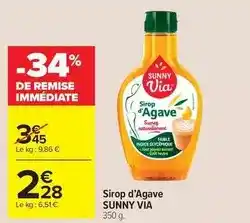 Carrefour Market Sunny - sirop d'agave offre