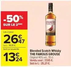 Carrefour Market Scotch - blended scotch whisky offre