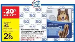 Carrefour Market Carrefour - bâtonnets dentaires offre