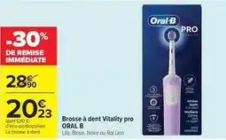 Carrefour Market Oral-b - brosse à dent vitality pro offre