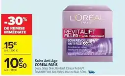 Carrefour Market L'oréal - soins anti-age offre