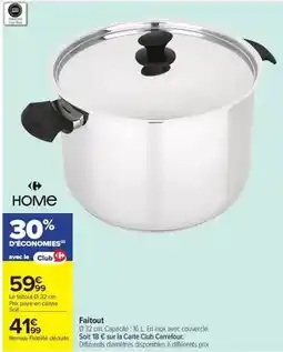 Carrefour Market Tous - faitout offre