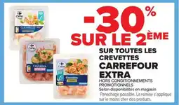 Carrefour Market Sur toutes les crevettes carrefour extra offre