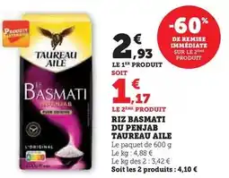 Hyper U Taureau ailé - riz basmati du penjab offre