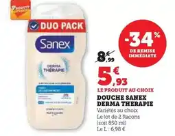Hyper U Sanex - douche derma therapie offre