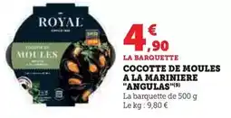 Hyper U Royal - cocotte de moules a la marinere angulas offre