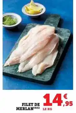 Hyper U Filet de merlan offre