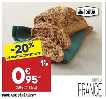 ALDI Pavé aux Céréales offre