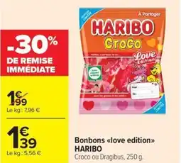 Carrefour Market HARIBO Bonbons love edition offre