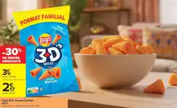 Carrefour Market LAY'S Chips 3D'S <<Format Familial>> offre