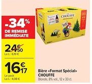 Carrefour Market CHOUFFE Bière Format Spécial offre