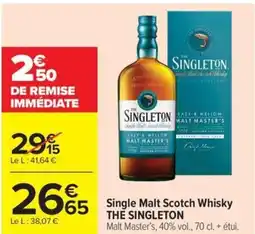 Carrefour Market THE SINGLETON Single Malt Scotch Whisky offre