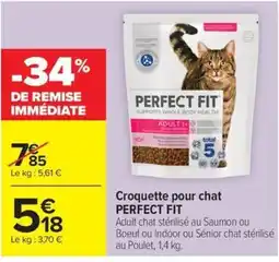 Carrefour Market PERFECT FIT Croquette pour chat offre