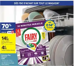 Carrefour Market FAIRY Platinium Plus Miracle offre