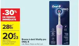 Carrefour Market ORAL B Brosse à dent Vitality pro offre