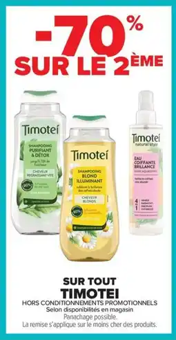 Carrefour Market TIMOTEI Sur tout offre