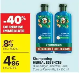 Carrefour Market HERBAL ESSENCES Shampooing offre
