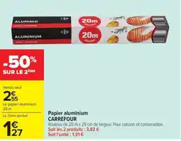 Carrefour Market Papier aluminium carrefour offre