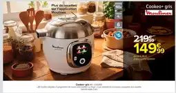 Carrefour Market MOULINEX Cookeo+ gris offre