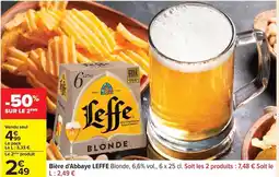 Carrefour Drive Leffe - bière d'abbaye offre