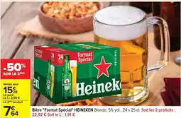 Carrefour Drive Heineken - bière format spécial offre
