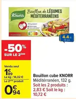 Carrefour Drive Knorr - bouillon cube offre