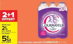 Carrefour Drive Courmayeur - eau minerale naturelle offre