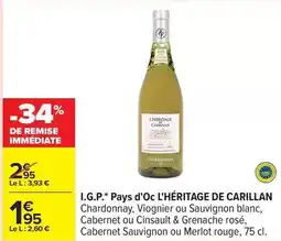 Carrefour Drive I.g.p. pays d'oc offre