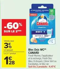 Carrefour Drive St marc - lingettes nettoyantes offre