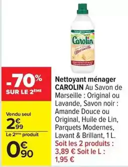 Carrefour Drive Carolin - nettoyant ménager offre