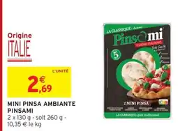Intermarché MINI PINSA AMBIANTE PINSAMI offre