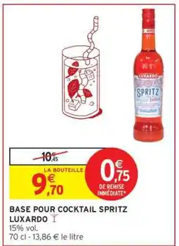 Intermarché BASE POUR COCKTAIL SPRITZ LUXARDO offre