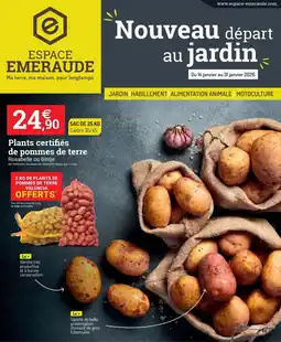 Espace emeraude Plants certifiés de pommes de terre offre