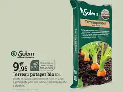 Espace emeraude SOLEM Terreau potager bio offre
