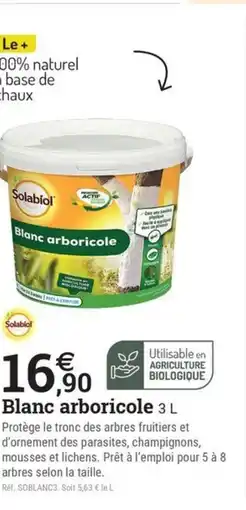 Espace emeraude Blanc arboricole offre