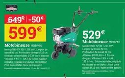 Espace emeraude Motobineuse MBB950 offre