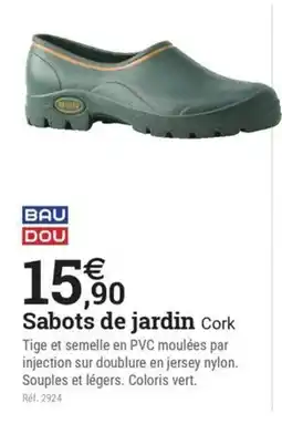 Espace emeraude Sabots de jardin Cork offre