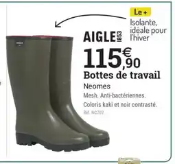 Espace emeraude Bottes de travail offre